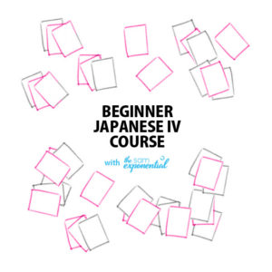 Beginner Japanese IV Course